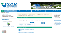 Desktop Screenshot of aikataulut.tampere.fi