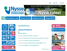 Tablet Screenshot of joukkoliikenne.tampere.fi